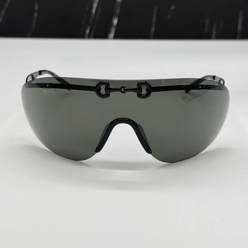 NEW GG1656S 001 GUCCI SHIELD MASK SUNGLASSES GUCCI